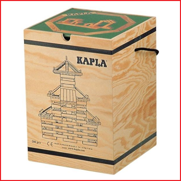 280 Kapla plankjes in een houten bewaarbox